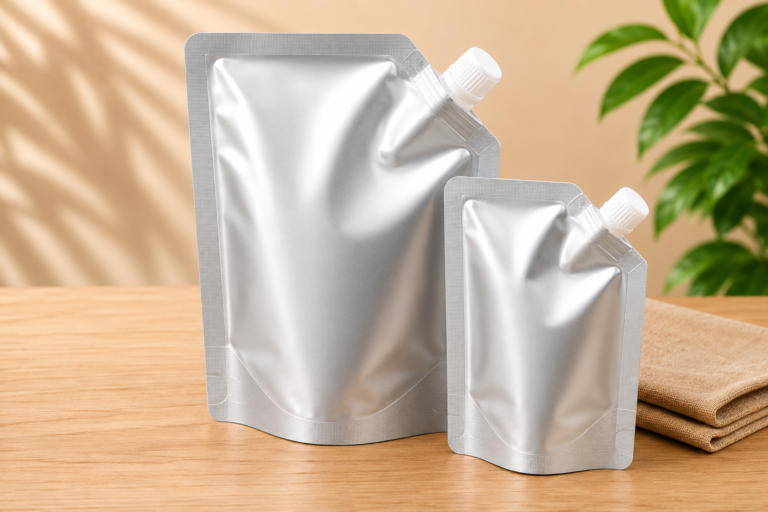 Aluminium Foil Laminated Spout Pouch